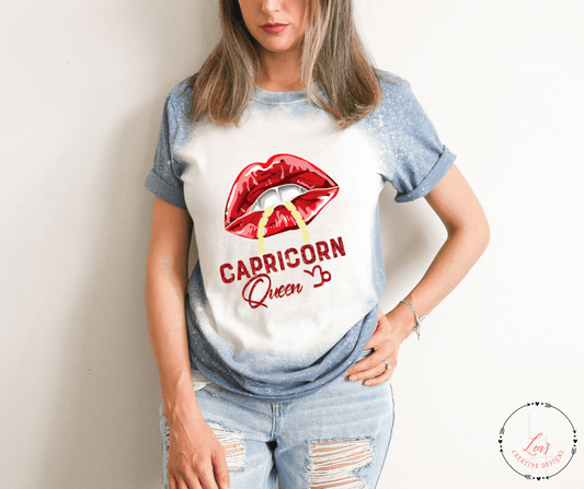 Capricorn Queen Zodiac Sign T-Shirt