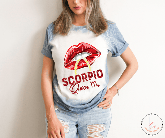 Scorpio Queen Zodiac Sign T-Shirt