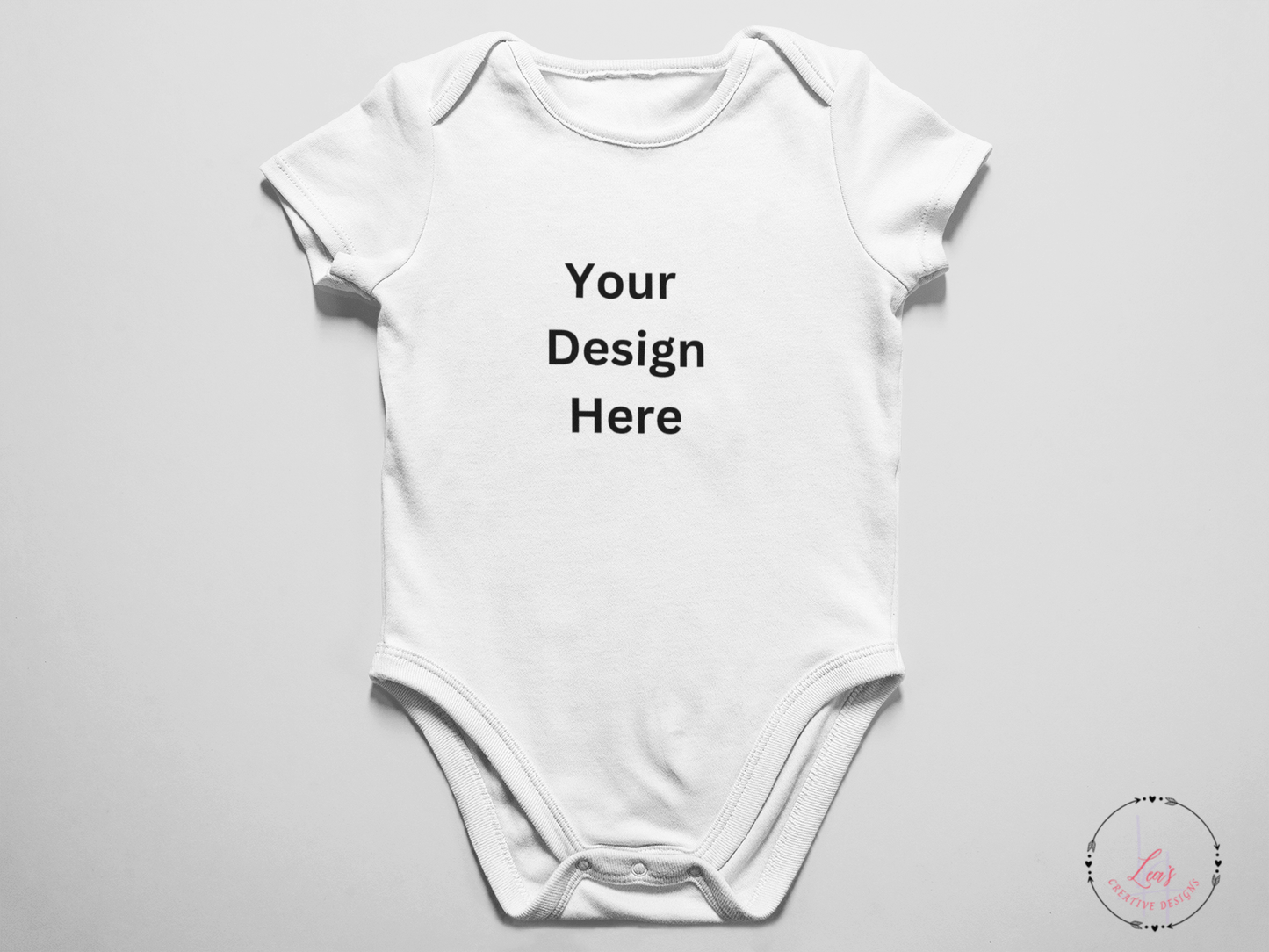 Custom Baby Onesie Short Sleeve