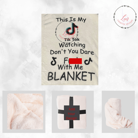 Lea's Creative Designs Blanket Cream / Blanket Only TIkTok Super Soft Plush Throw Blanket
