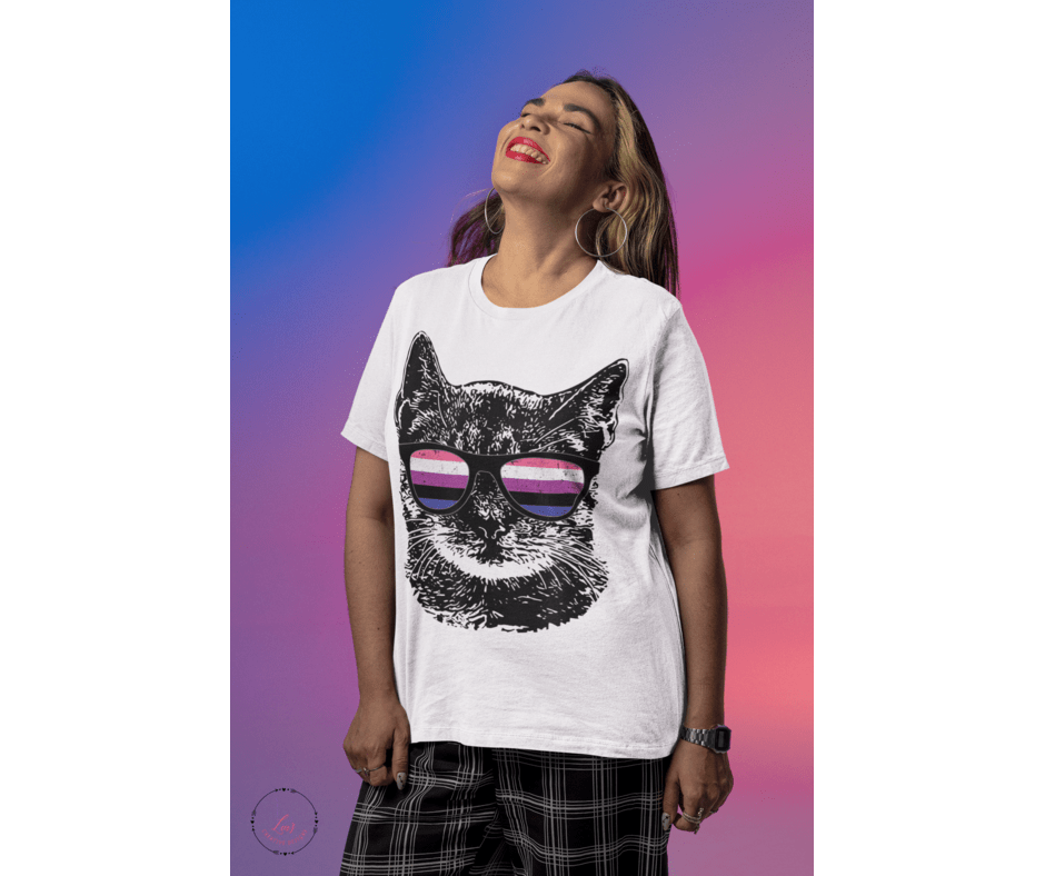 Lea's Creative Designs T-Shirts White / Small Cat Lover Pride T-Shirt